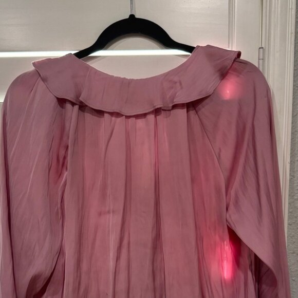 a new day Pink Ruffled Blouse - Picture 6 of 7